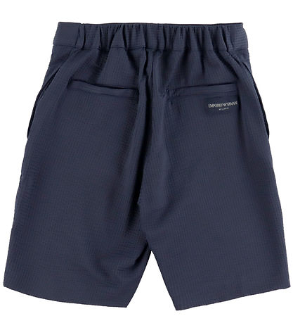 Emporio Armani Sæt - Skjorte/Shorts - Hvid/Dark Navy Emporio Armani Sæt - Skjorte/Shorts - Hvid/Dark Navy