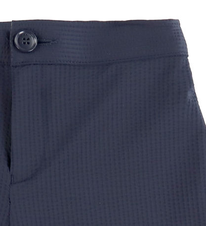 Emporio Armani Sæt - Skjorte/Shorts - Hvid/Dark Navy