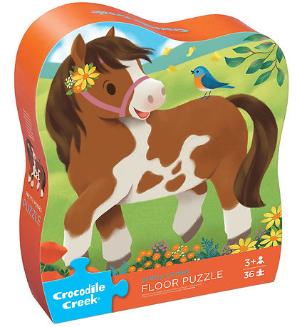 Crocodile Creek Puslespil - 36 Brikker - Pretty Ponies Crocodile Creek Puslespil - 36 Brikker - Pretty Ponies
