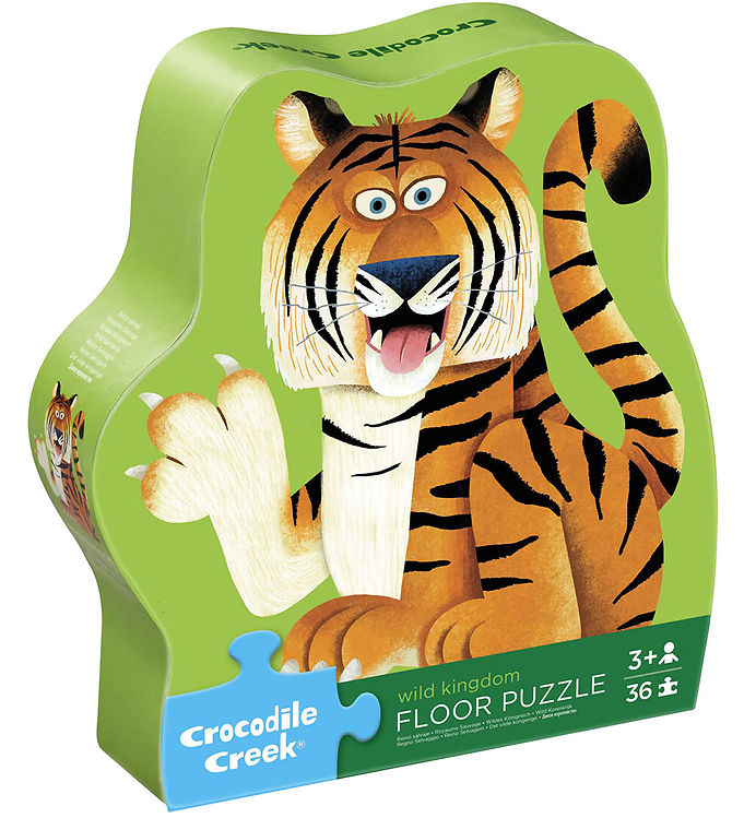 Crocodile Creek Gulvpuslespil - 36 Brikker - Wild Kingdom