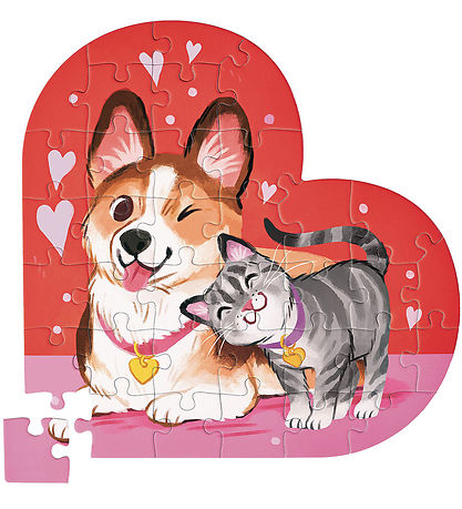 Crocodile Creek Puslespil - 36 Brikker - Friends Fur-Ever