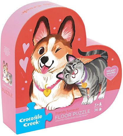 Crocodile Creek Puslespil - 36 Brikker - Friends Fur-Ever Crocodile Creek Puslespil - 36 Brikker - Friends Fur-Ever