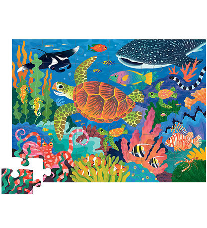 Crocodile Creek Gulvpuslespil - 36 Brikker - Sea Turtle Crocodile Creek Gulvpuslespil - 36 Brikker - Sea Turtle