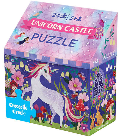 Crocodile Creek Puslespil - 24 Brikker - Unicorn Castle