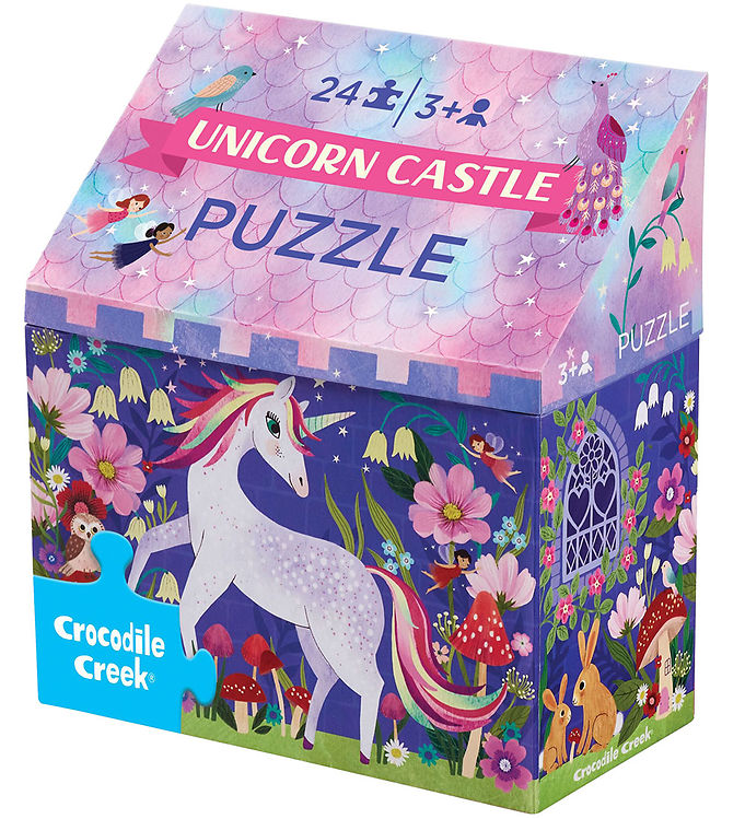 Crocodile Creek Puslespil - 24 Brikker - Unicorn Castle