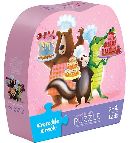 Crocodile Creek Puslespil - 12 Brikker - Sweet Treats