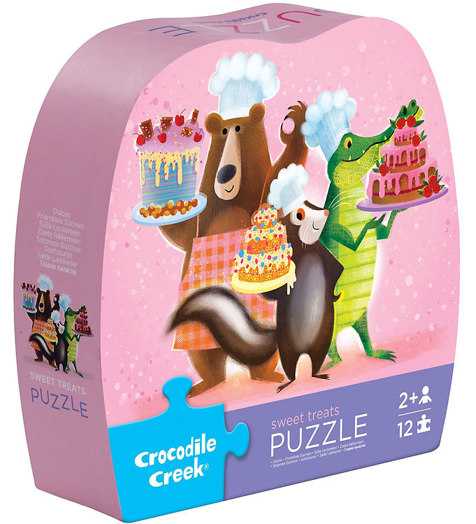 Crocodile Creek Puslespil - 12 Brikker - Sweet Treats