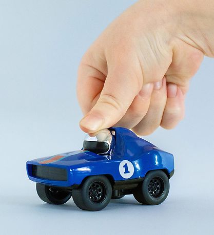 Tiger Tribe Racerbil - Press to Go - Blå Tiger Tribe Racerbil - Press to Go - Blå