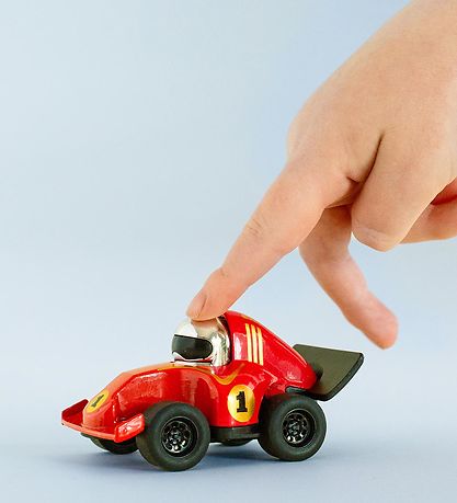 Tiger Tribe Racerbil - Press to Go - Rød Tiger Tribe Racerbil - Press to Go - Rød