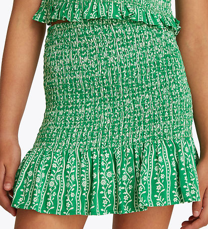 Tommy Hilfiger Nederdel - Printed Smock - Radiant Green