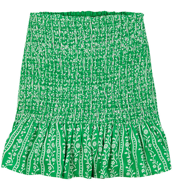 Tommy Hilfiger Nederdel - Printed Smock - Radiant Green