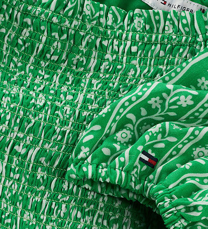 Tommy Hilfiger Top - Printed Smock - Radiant Green