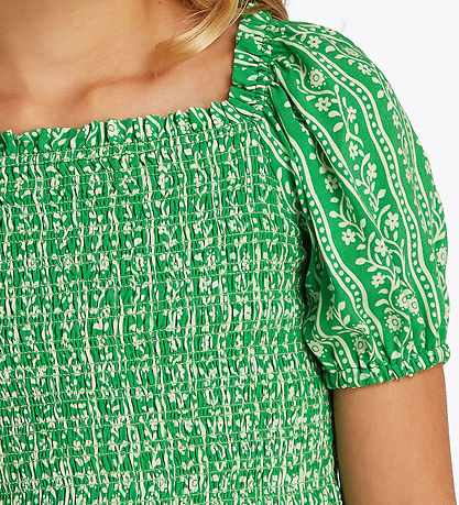 Tommy Hilfiger Top - Printed Smock - Radiant Green