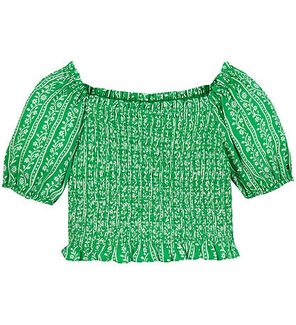Tommy Hilfiger Top - Printed Smock - Radiant Green Tommy Hilfiger Top - Printed Smock - Radiant Green