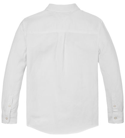 Tommy Hilfiger Skjorte - Hør - Linen Blend - Hvid Tommy Hilfiger Skjorte - Hør - Linen Blend - Hvid