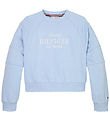 Tommy Hilfiger Sweatshirt - Script - Breezy Blue Tommy Hilfiger Sweatshirt - Script - Breezy Blue