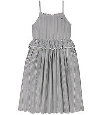 Tommy Hilfiger Kjole - Strap Dress - Dark Night Navy Stripes Tommy Hilfiger Kjole - Strap Dress - Dark Night Navy Stripes