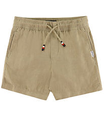 Tommy Hilfiger Shorts - Hør - Sandalwood Khaki Tommy Hilfiger Shorts - Hør - Sandalwood Khaki