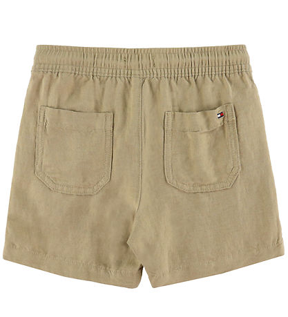 Tommy Hilfiger Shorts - Leinen - Sandelholz Khaki