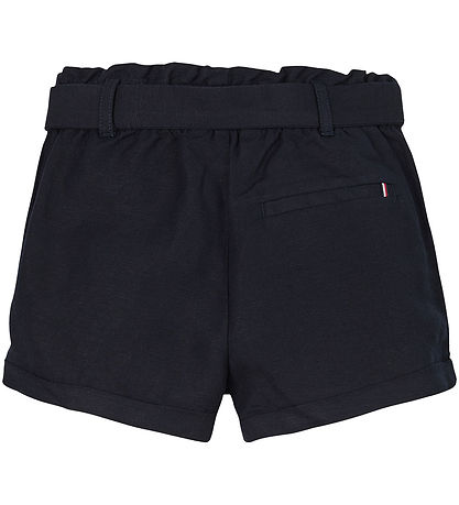 Tommy Hilfiger Shorts - Linen - Pull On - Dark Night Navy