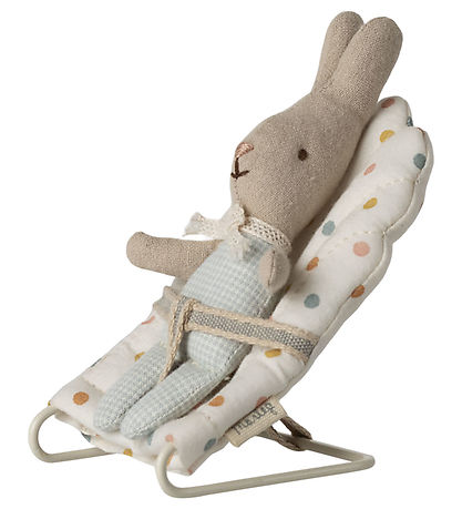 Maileg Miniature Skråstol - My - Multiprikker Maileg Miniature Skråstol - My - Multiprikker