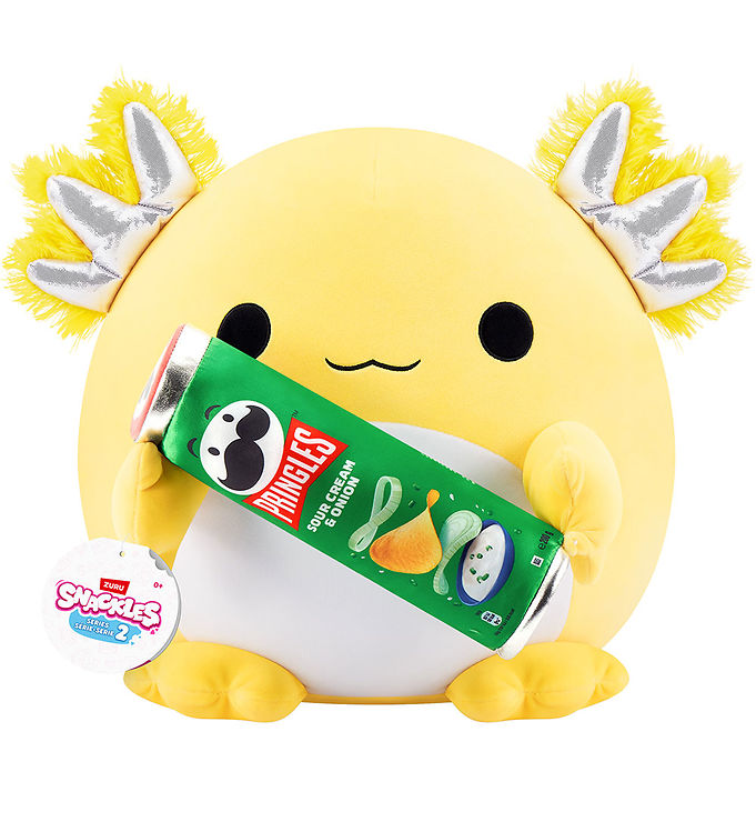 Snackles Bamse - 35 cm - Leon m. Pringles