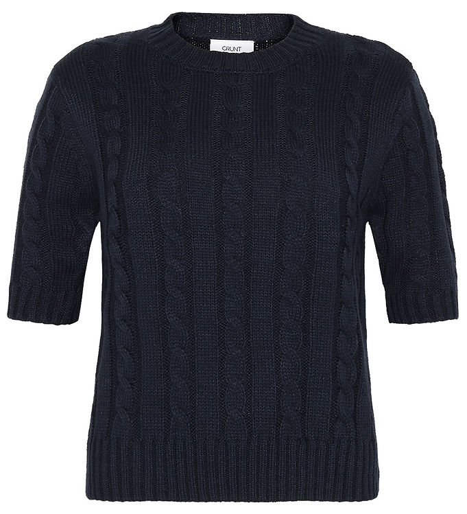 Grunt T-shirt - Strik - Gru - Navy