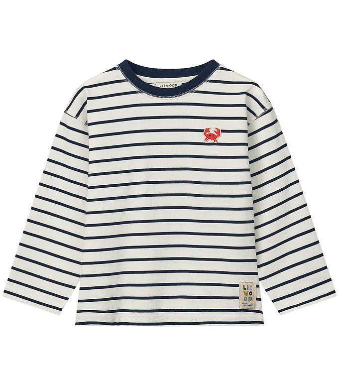 Liewood T-shirt - Tyler - Stipes Classic Navy