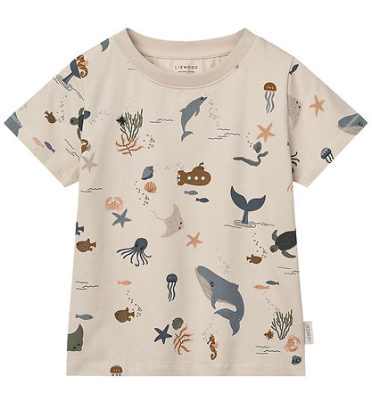 Liewood Nattøj - 2-delt - Ilford - Sea Creature/Sandy
