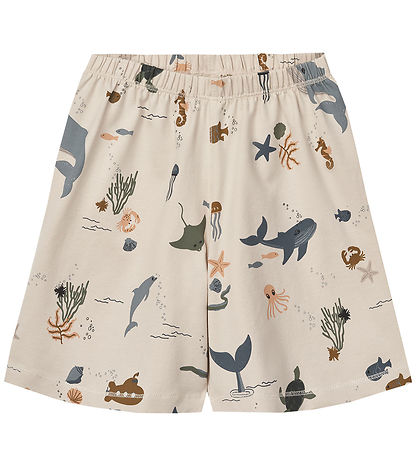 Liewood Nattøj - 2-delt - Ilford - Sea Creature/Sandy