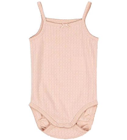 Konges Sløjd Bodysuit Sleeveless - Minnie - Cameo Rose