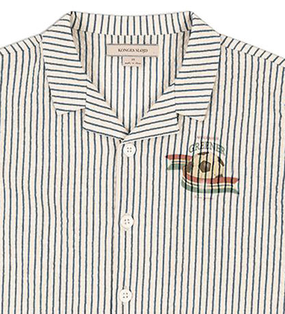 Konges Sløjd Skjorte - Elliot - Stripe Blue