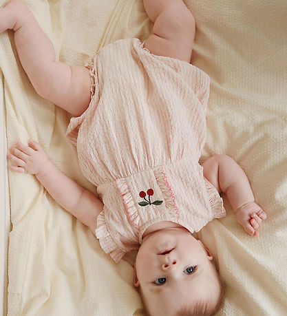 Konges Sløjd Sommerdragt - Ellie - Peony Stripe