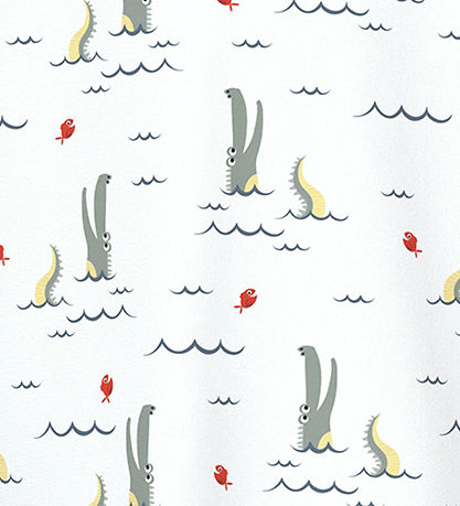 Name It T-shirt - NmmValther - Bright White/Fish Alligator Name It T-shirt - NmmValther - Bright White/Fish Alligator