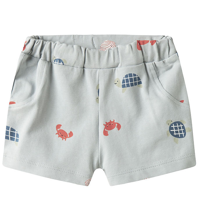 Name It Shorts - NbmVroels - Pearl Blue/Sea Animals