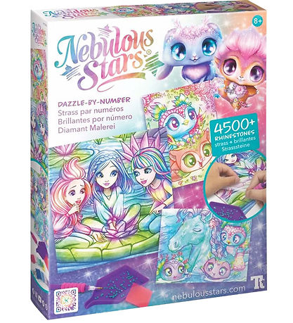 Nebulous Stars Kreasæt - Dazzle-By-Number - Rainbow
