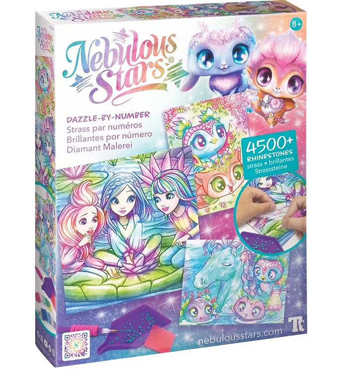 Nebulous Stars Kreasæt - Dazzle-By-Number - Rainbow