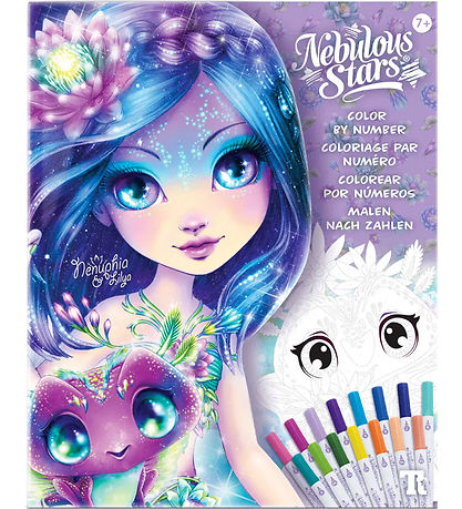 Nebulous Stars Malebog - Color-By-Number Book Set - Neunphia Nebulous Stars Malebog - Color-By-Number Book Set - Neunphia
