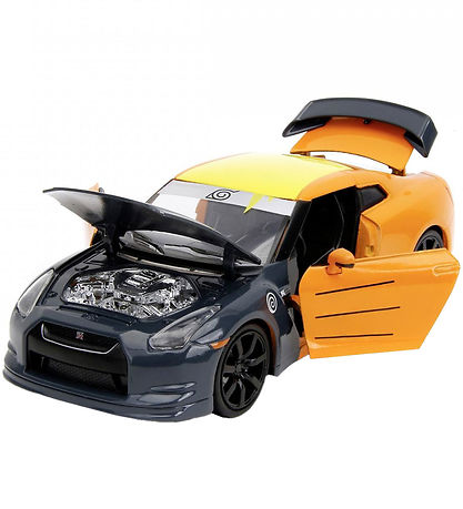 Jada Bil m. Figur - Naruto - Naruto & 2009 Nissan GT-R (R35) - 1