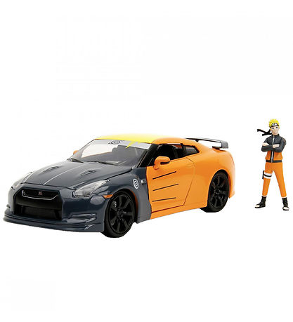 Jada Bil m. Figur - Naruto - Naruto & 2009 Nissan GT-R (R35) - 1