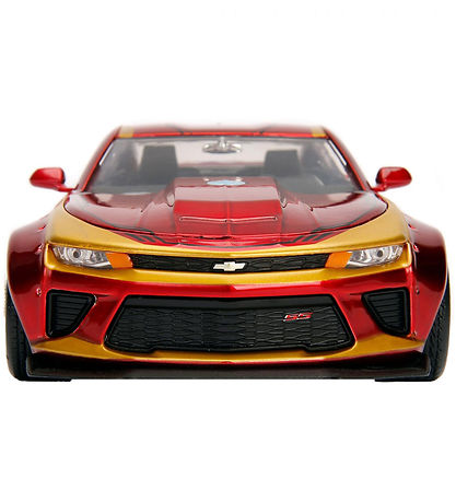 Jada Bil m. Figur - Marvel Avengers - Iron Man & 2016 Chevy Cama Jada Bil m. Figur - Marvel Avengers - Iron Man & 2016 Chevy Cama