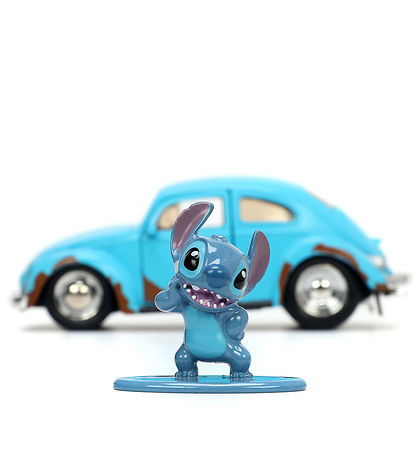 Jada Bil m. Figur - Disney - Stitch & 1959 VW Beetle - 1:32 Jada Bil m. Figur - Disney - Stitch & 1959 VW Beetle - 1:32