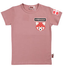 DYR-Cph T-shirt - Dyrepasser - Rose Beige Roed Panda DYR-Cph T-shirt - Dyrepasser - Rose Beige Roed Panda