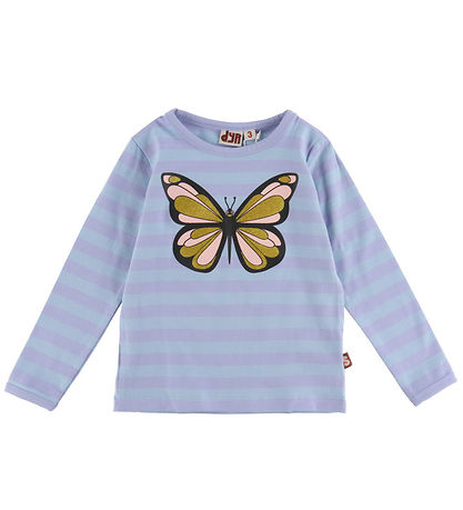 DYR-Cph Bluse - Dyrroar - Lila/Baby Blue Sommerfugl