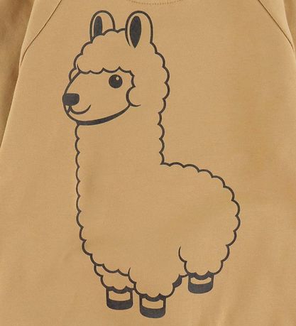 DYR-Cph Sweatshirt - Dyrbellow - Beige Outline Lama Buddy