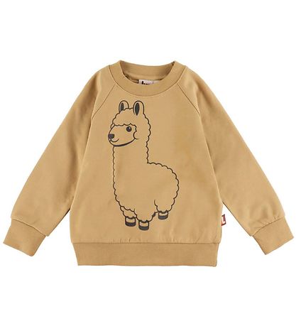 DYR-Cph Sweatshirt - Dyrbellow - Beige Outline Lama Buddy