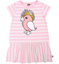 DYR-Cph Kjole - Dyrzanzi - Pastel Pink/Chalk Papegoeje DYR-Cph Kjole - Dyrzanzi - Pastel Pink/Chalk Papegoeje
