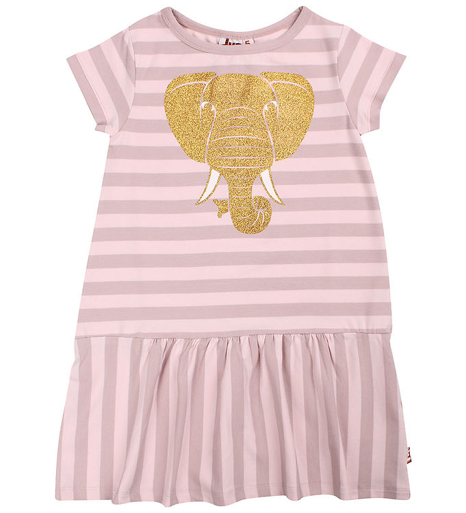 DYR-Cph Kjole - Dyrzanzi - Rose Beige Elefant Glitter