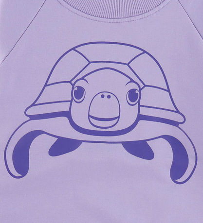 DYR-Cph Sweatshirt - Dyrbellow - Lila Outline Havskildpadde