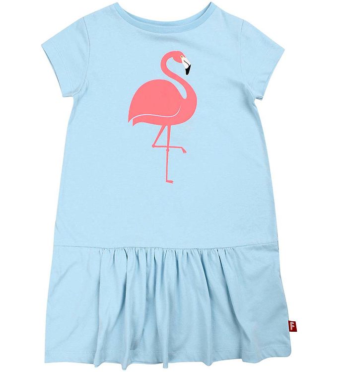 DYR-Cph Kjole - Dyrperky - Baby Blue Flamingo